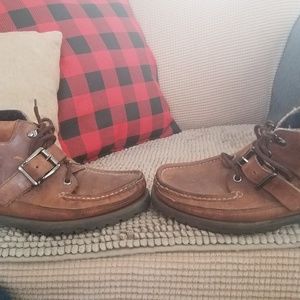 Nautica semi dress leather boots